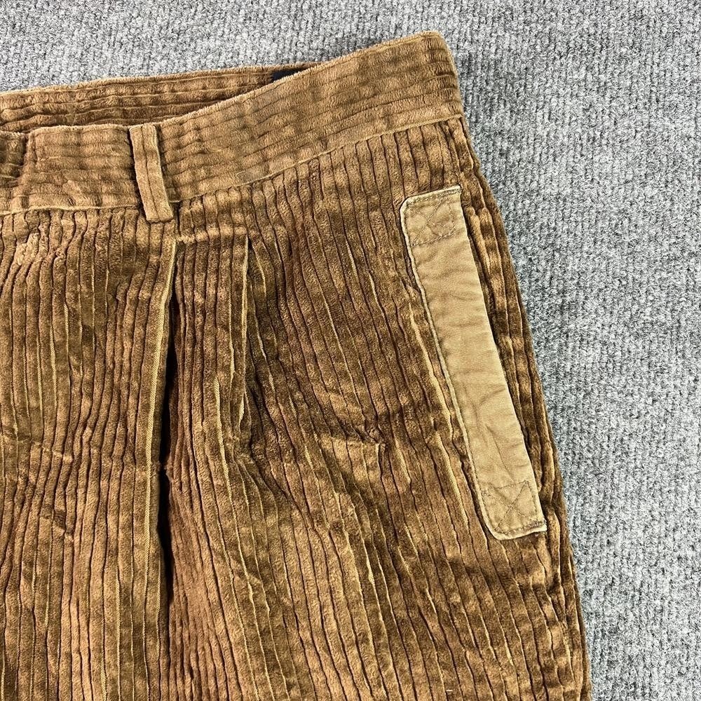 Vintage Willis & Geiger Chino Pant Men's 48x30 Brown Cotton Corduroy Straight - Picture 10 of 16